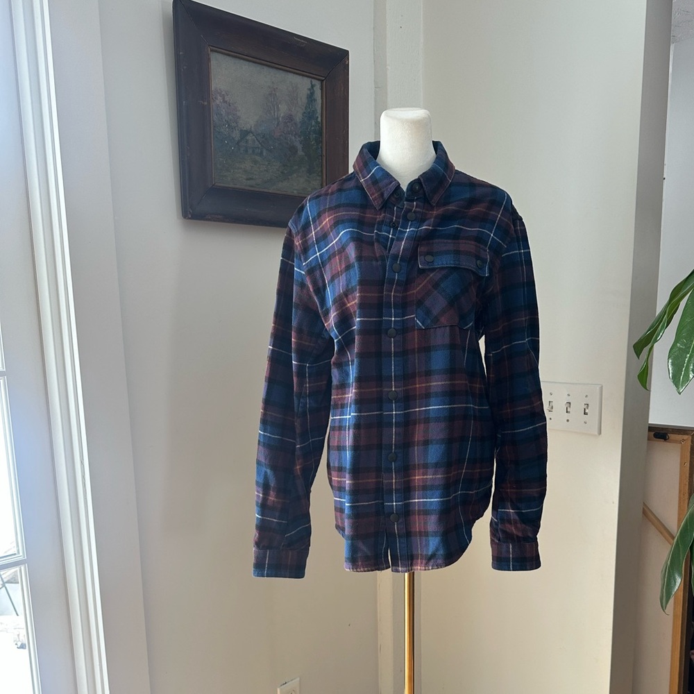 Luxury Aztech Mountain Aspen Plaid Flannel Shirt